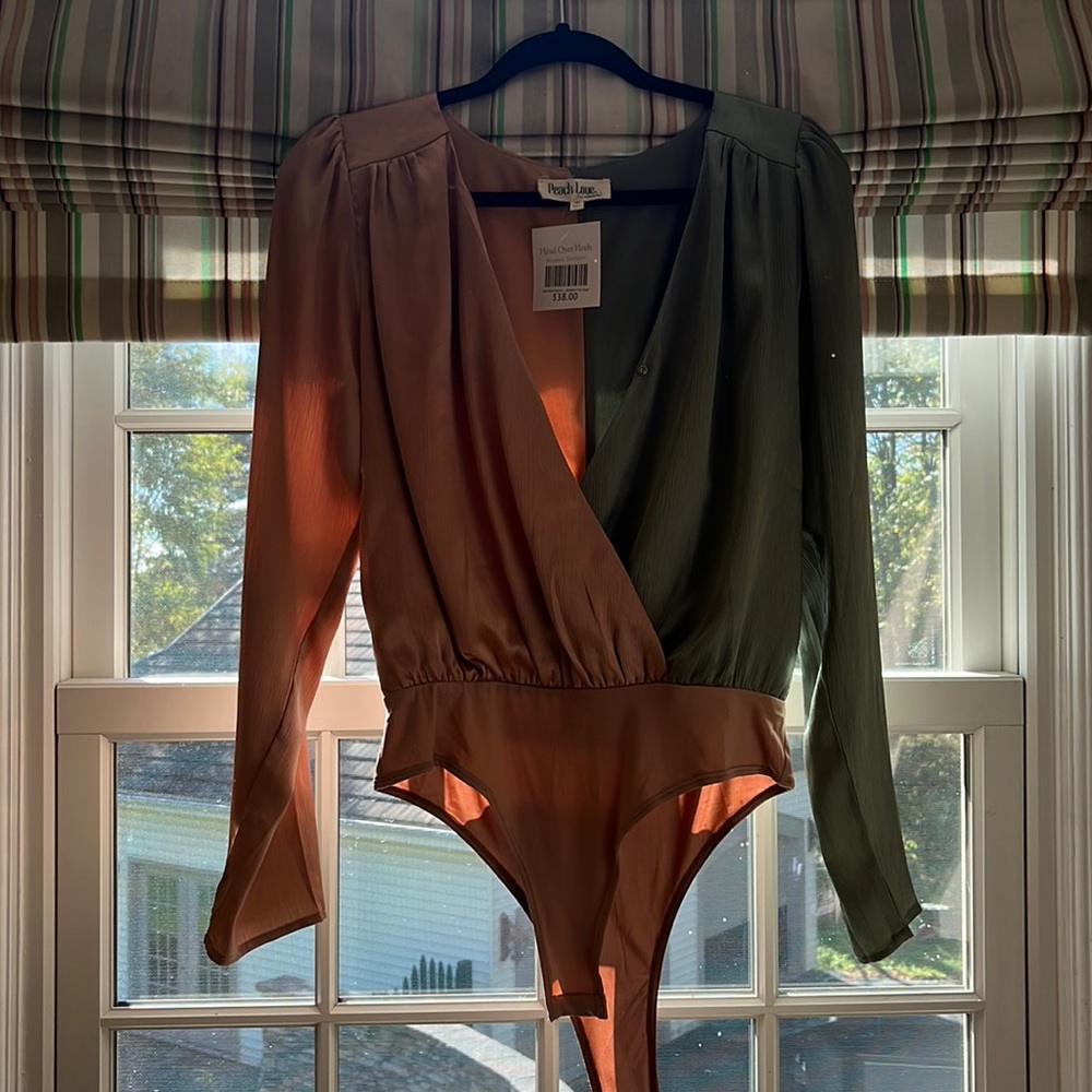 Stunning two tone body suit - brand new!